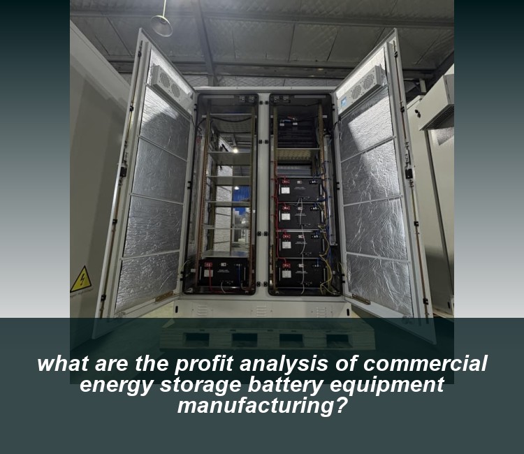 what are the profit analysis of commercial energy storage battery equipment manufacturing?