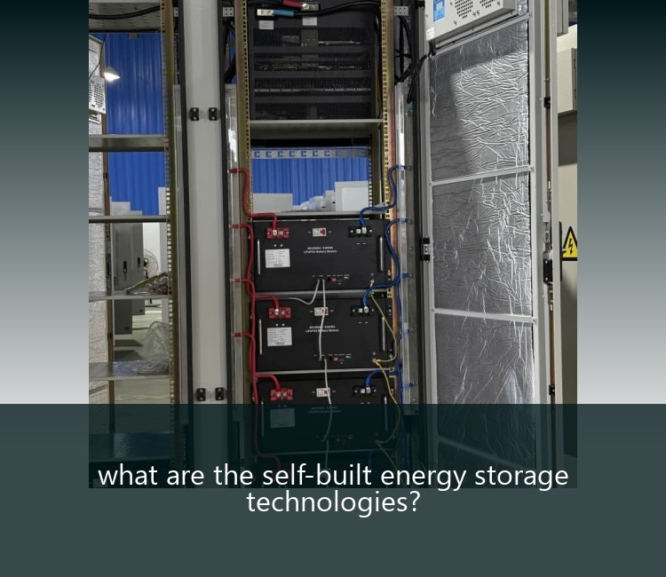 what are the self-built energy storage technologies?
