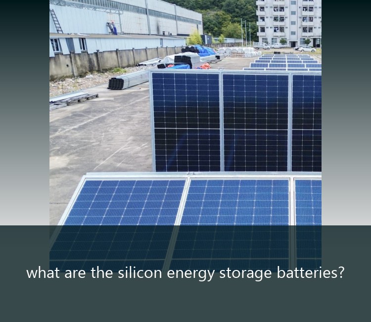 what are the silicon energy storage batteries?