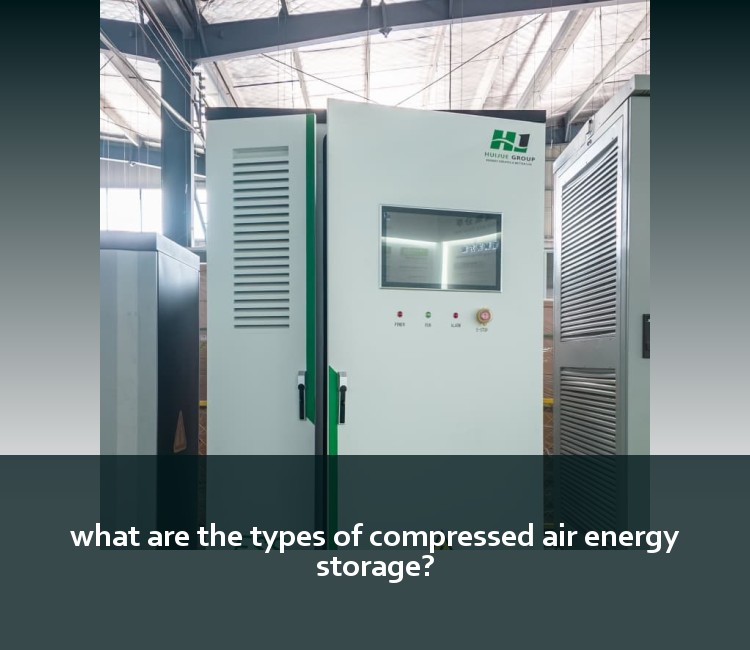 what are the types of compressed air energy storage?
