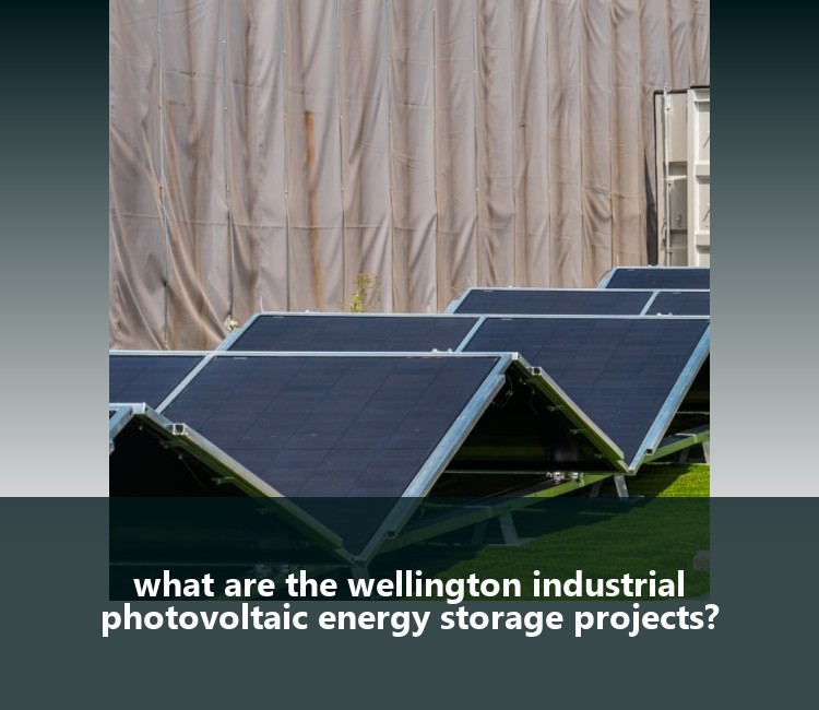 what are the wellington industrial photovoltaic energy storage projects?