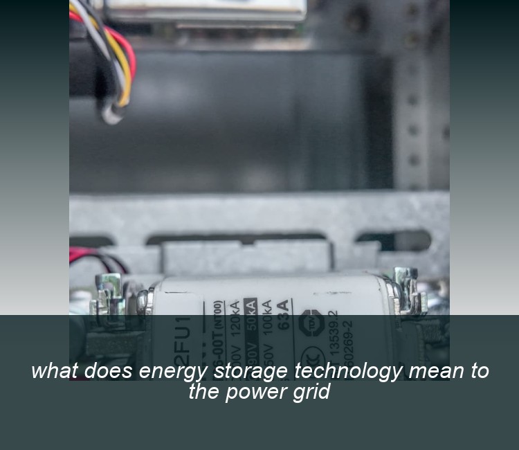 what does energy storage technology mean to the power grid