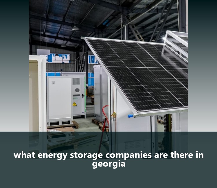 what energy storage companies are there in georgia