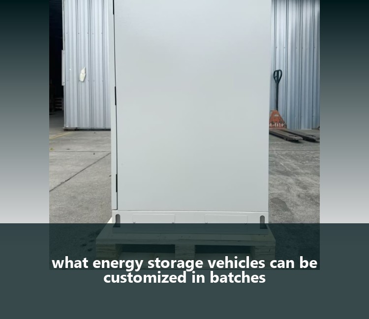 what energy storage vehicles can be customized in batches