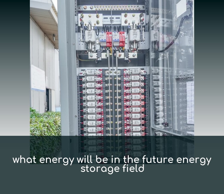 what energy will be in the future energy storage field