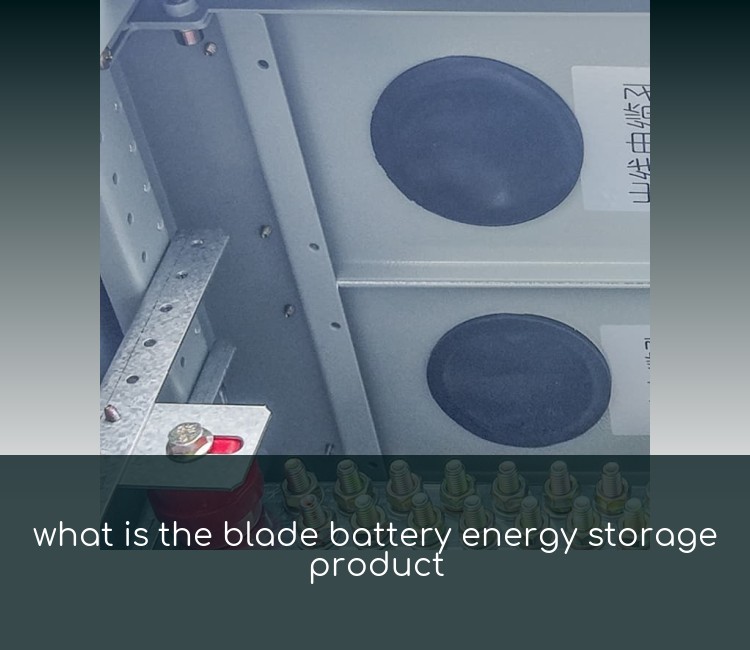 what is the blade battery energy storage product