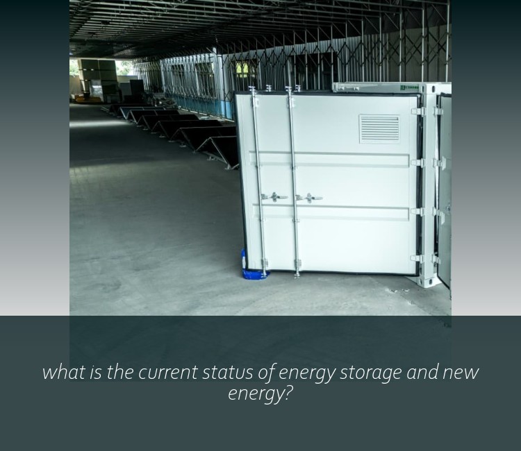 what is the current status of energy storage and new energy?