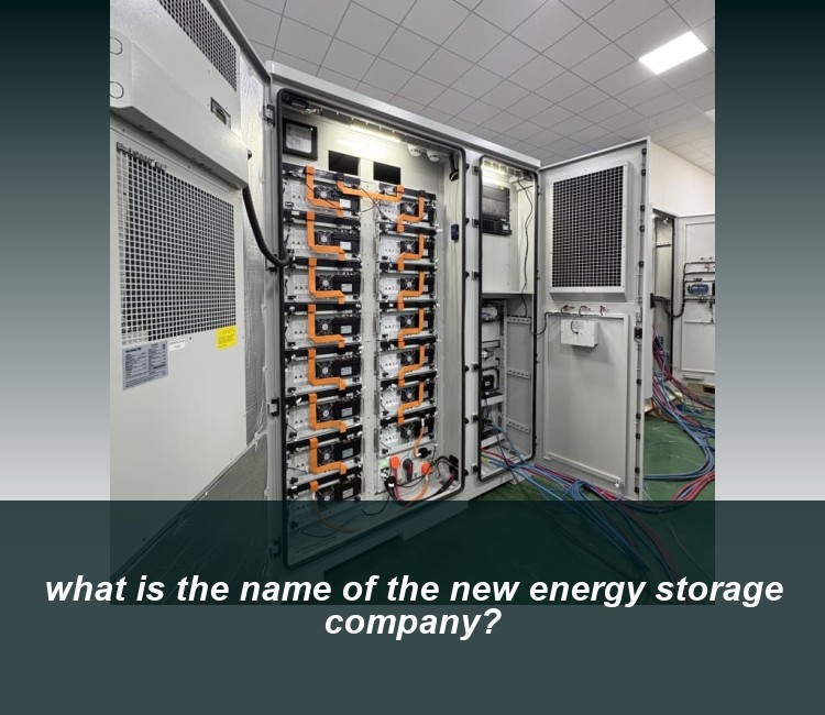 what is the name of the new energy storage company?