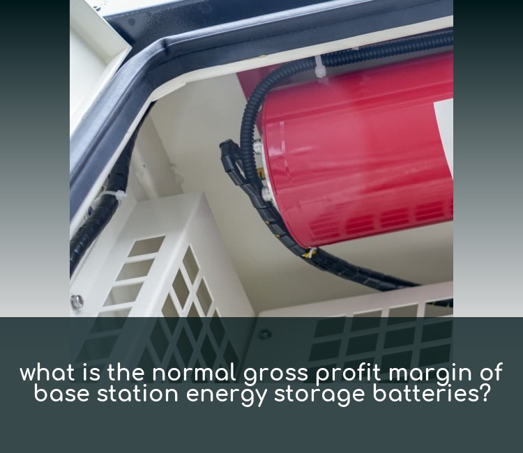what is the normal gross profit margin of base station energy storage batteries?