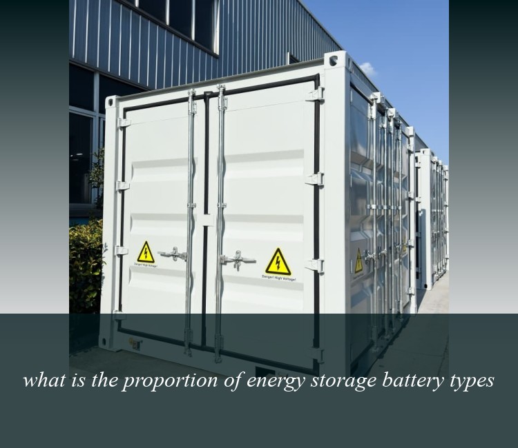 what is the proportion of energy storage battery types