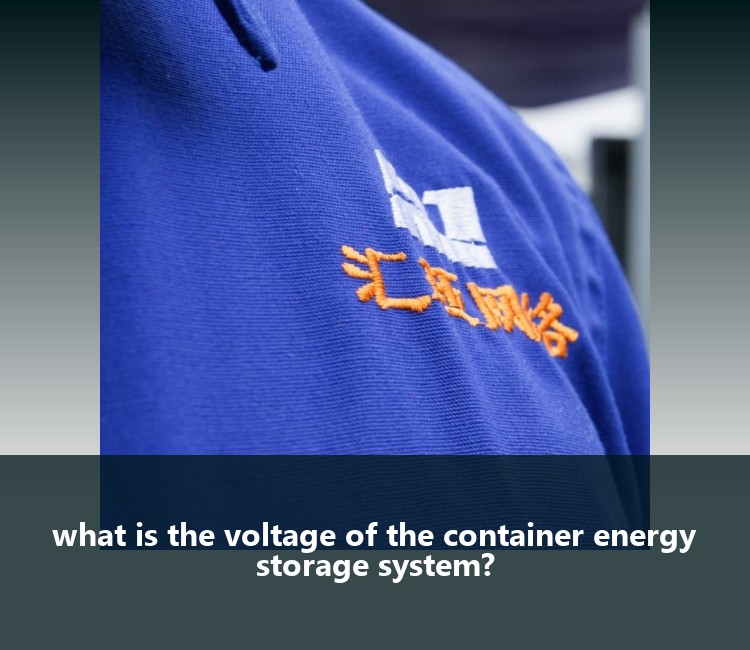 what is the voltage of the container energy storage system?