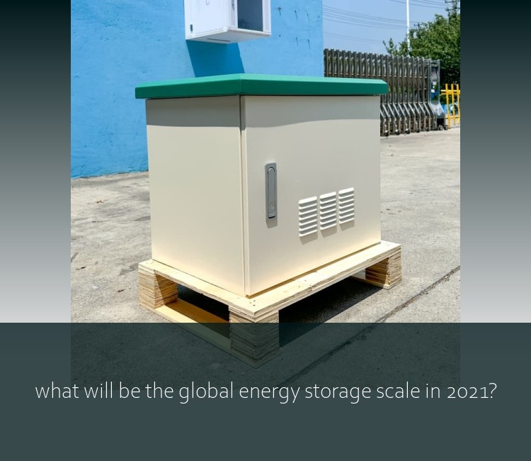 what will be the global energy storage scale in 2021?