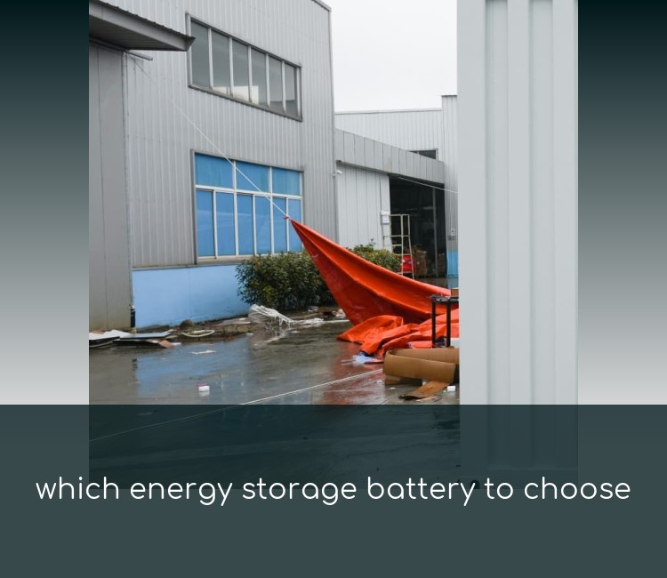 which energy storage battery to choose