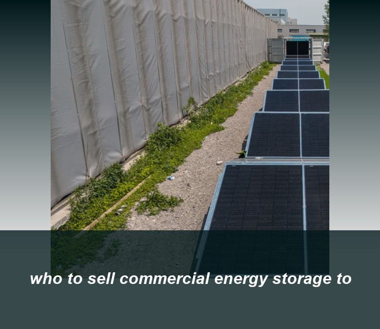 who to sell commercial energy storage to