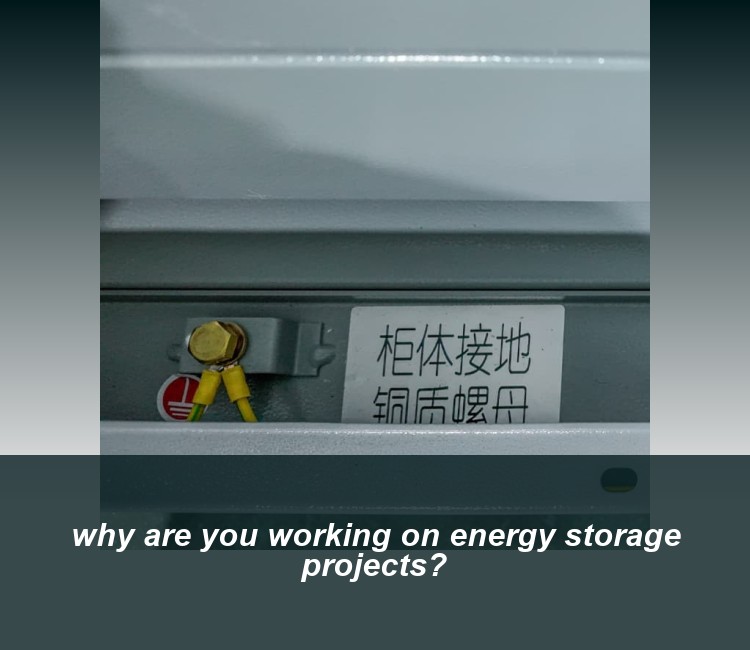 why are you working on energy storage projects?