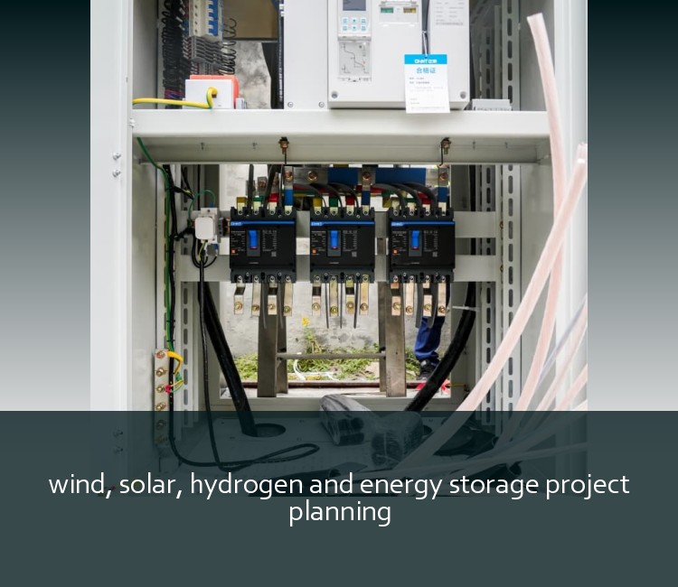 wind, solar, hydrogen and energy storage project planning