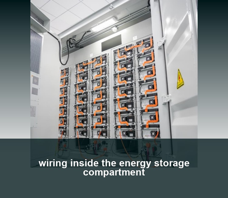 wiring inside the energy storage compartment