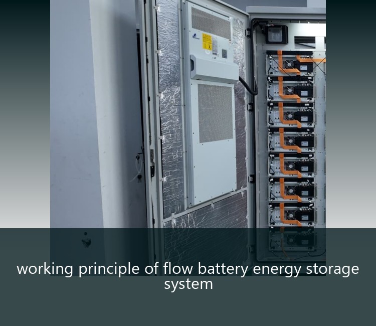 working principle of flow battery energy storage system