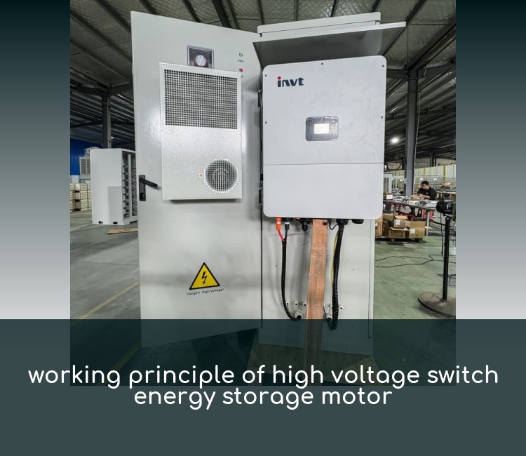 working principle of high voltage switch energy storage motor