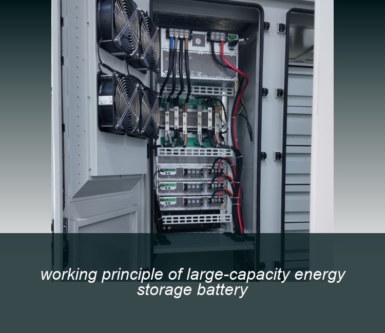 working principle of large-capacity energy storage battery