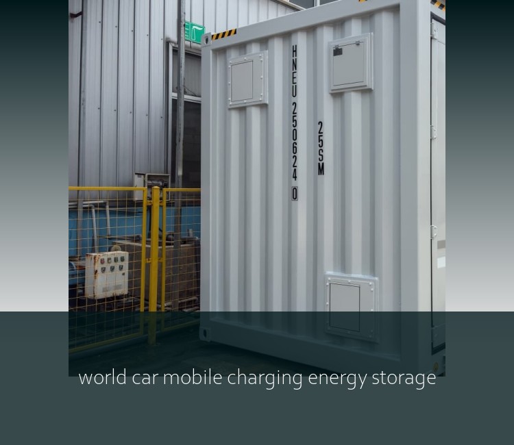 world car mobile charging energy storage