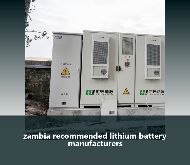 zambia recommended lithium battery manufacturers