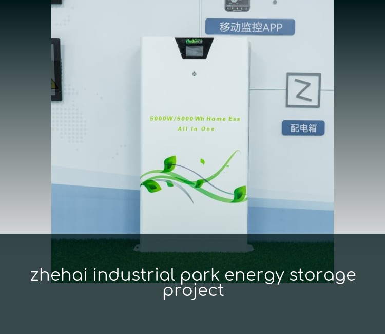 zhehai industrial park energy storage project